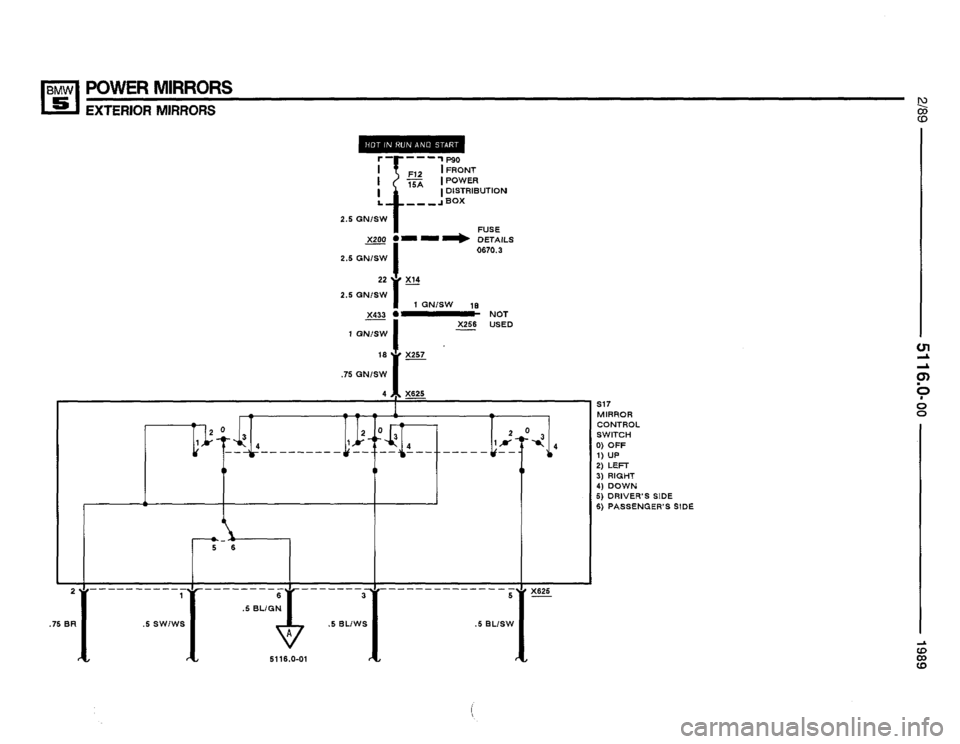 BMW 535i 1989 E34 Electrical Troubleshooting Manual 