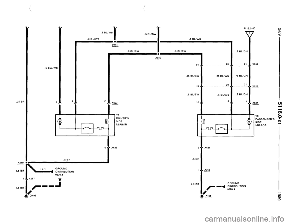 BMW 535i 1989 E34 Electrical Troubleshooting Manual 