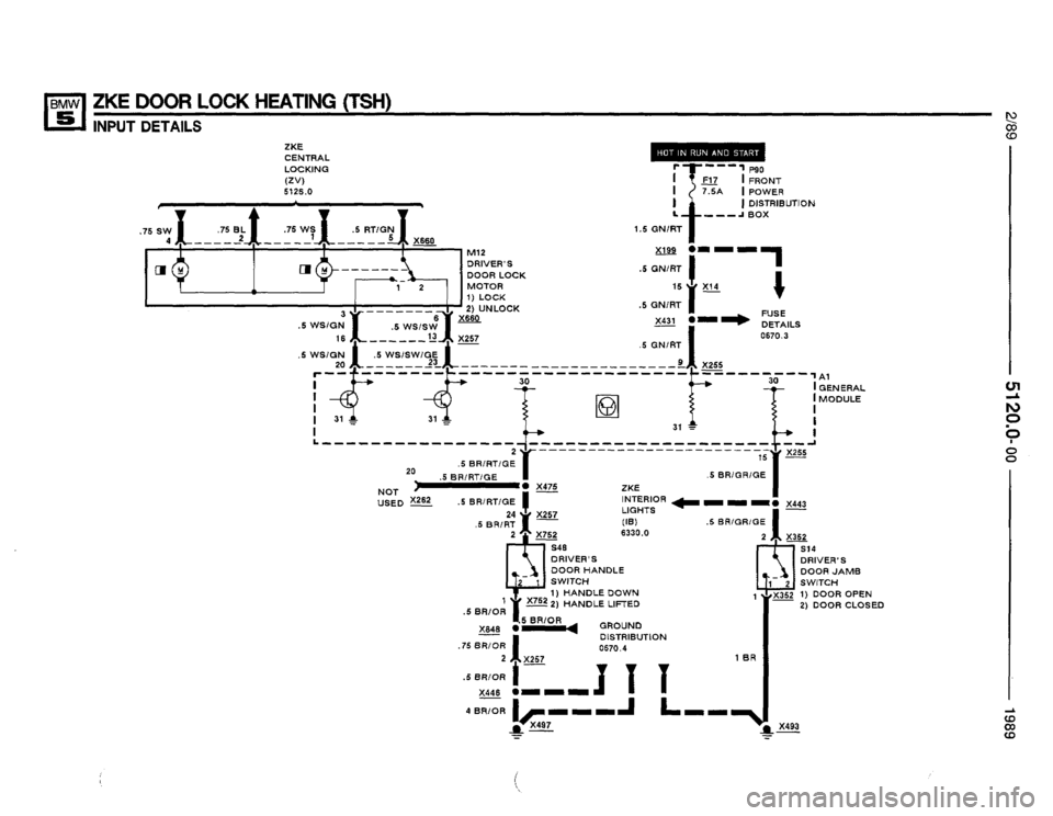 BMW 525i 1989 E34 Electrical Troubleshooting Manual 