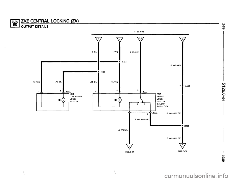 BMW 525i 1989 E34 Electrical Troubleshooting Manual 