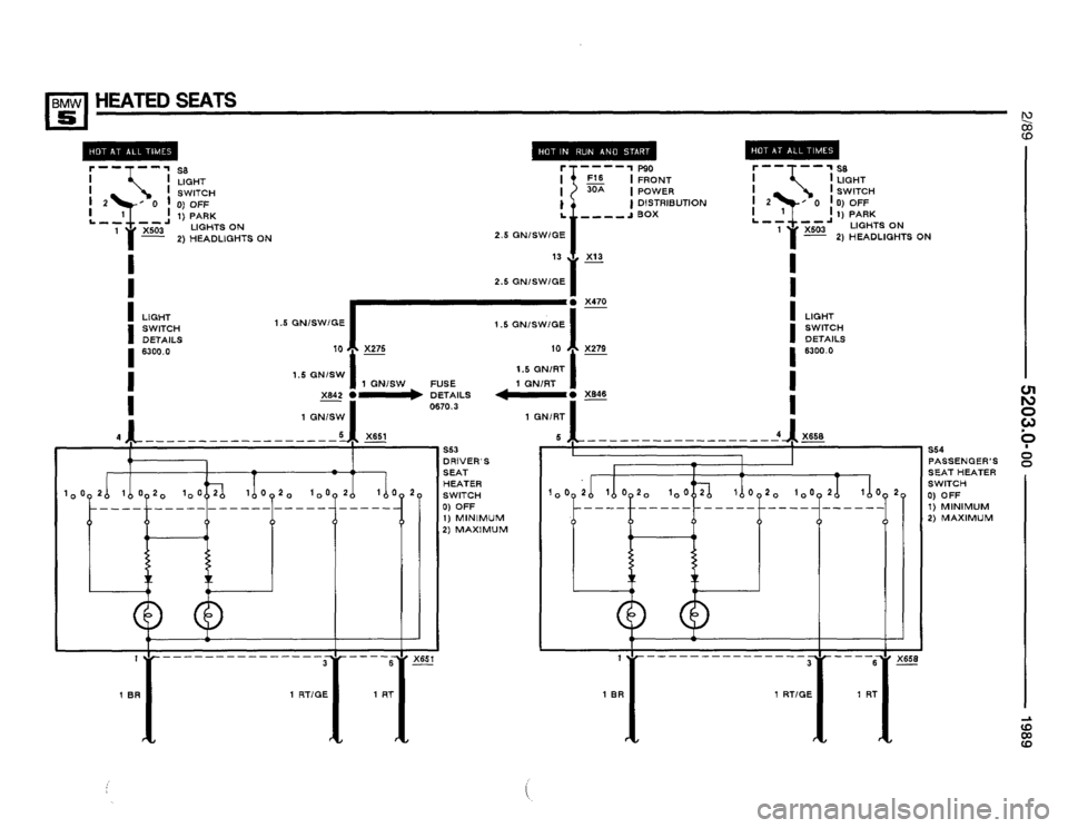 BMW 525i 1989 E34 Electrical Troubleshooting Manual 