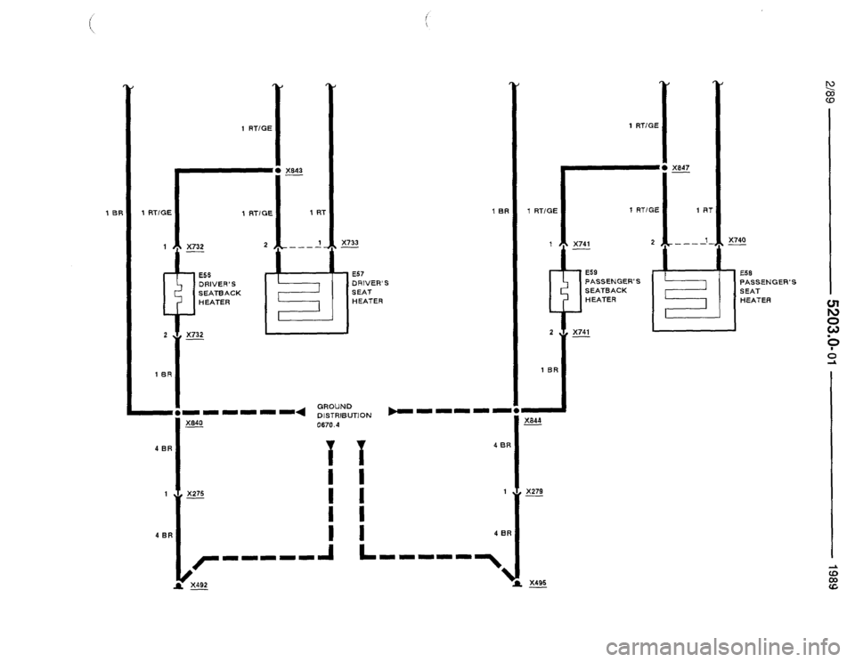 BMW 525i 1989 E34 Electrical Troubleshooting Manual 