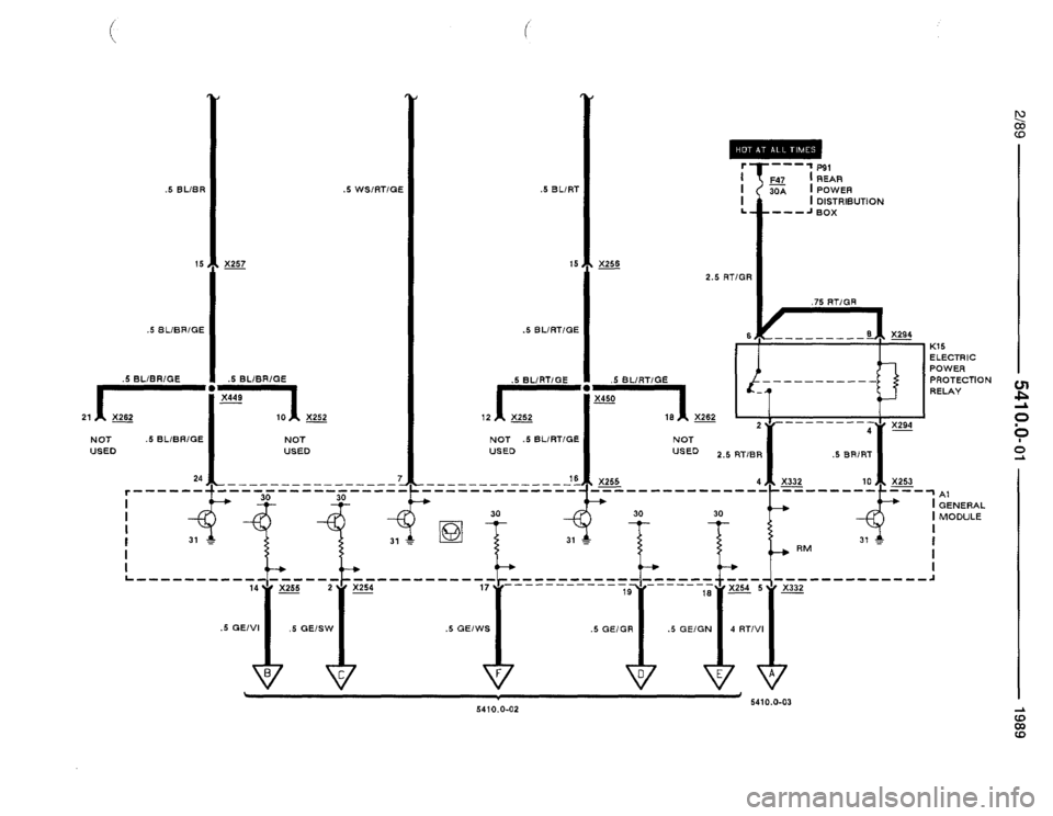 BMW 525i 1989 E34 Electrical Troubleshooting Manual 