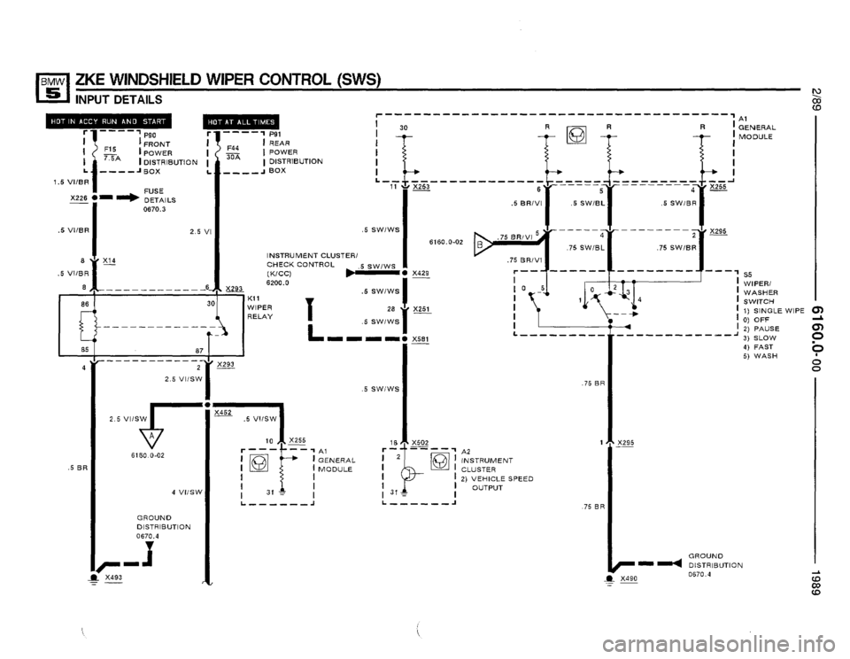 BMW 525i 1989 E34 Electrical Troubleshooting Manual 