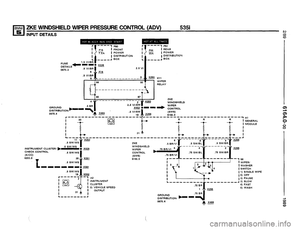 BMW 535i 1989 E34 Electrical Troubleshooting Manual 