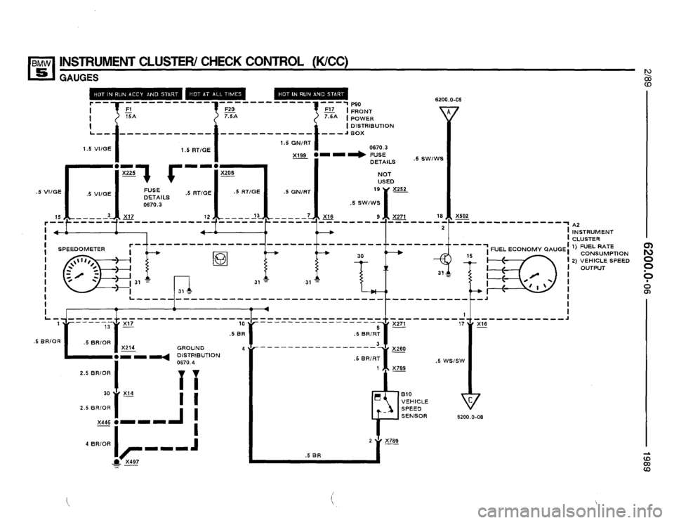 BMW 535i 1989 E34 Electrical Troubleshooting Manual 