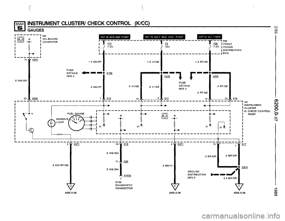 BMW 535i 1989 E34 Electrical Troubleshooting Manual 