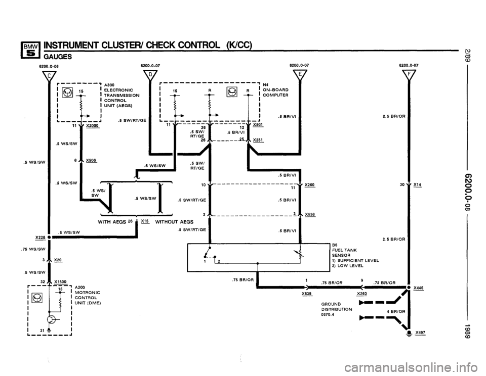BMW 535i 1989 E34 Electrical Troubleshooting Manual 