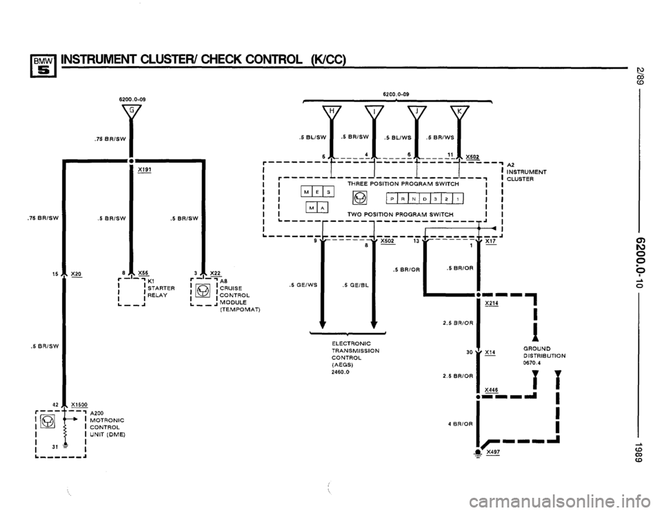BMW 535i 1989 E34 Electrical Troubleshooting Manual 