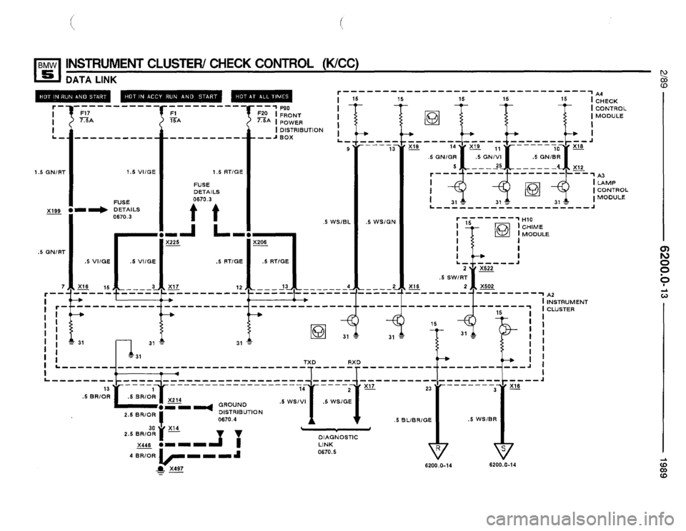 BMW 525i 1989 E34 Electrical Troubleshooting Manual 