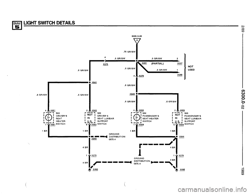 BMW 525i 1989 E34 Electrical Troubleshooting Manual 