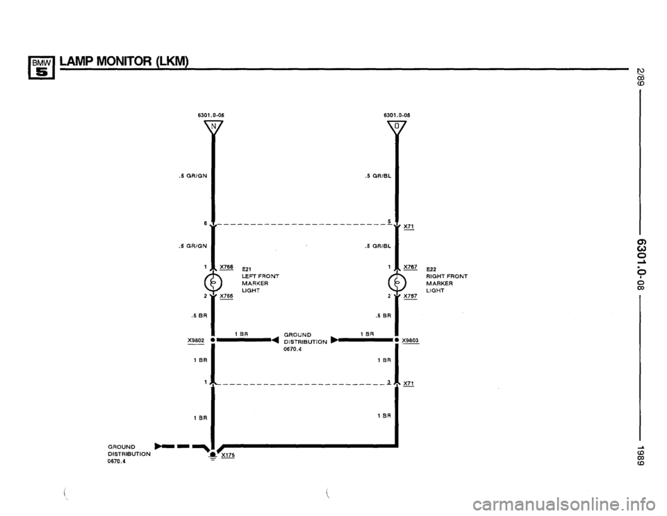 BMW 535i 1989 E34 Electrical Troubleshooting Manual 