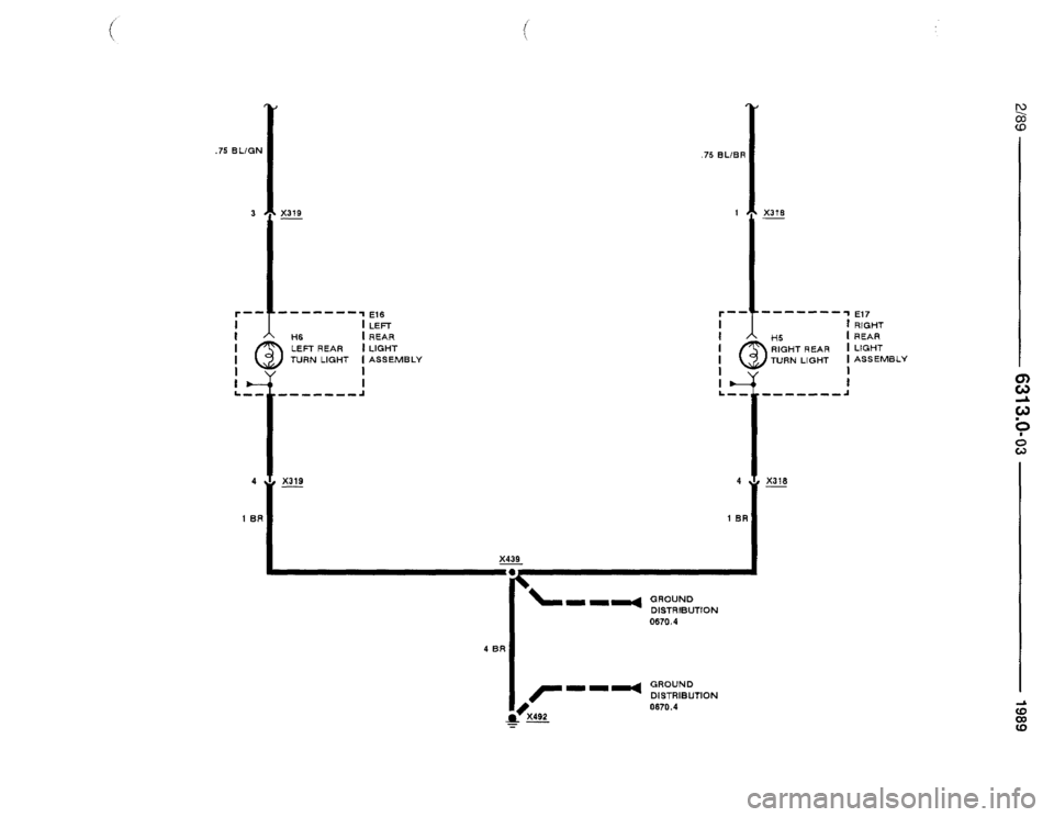 BMW 525i 1989 E34 Electrical Troubleshooting Manual 