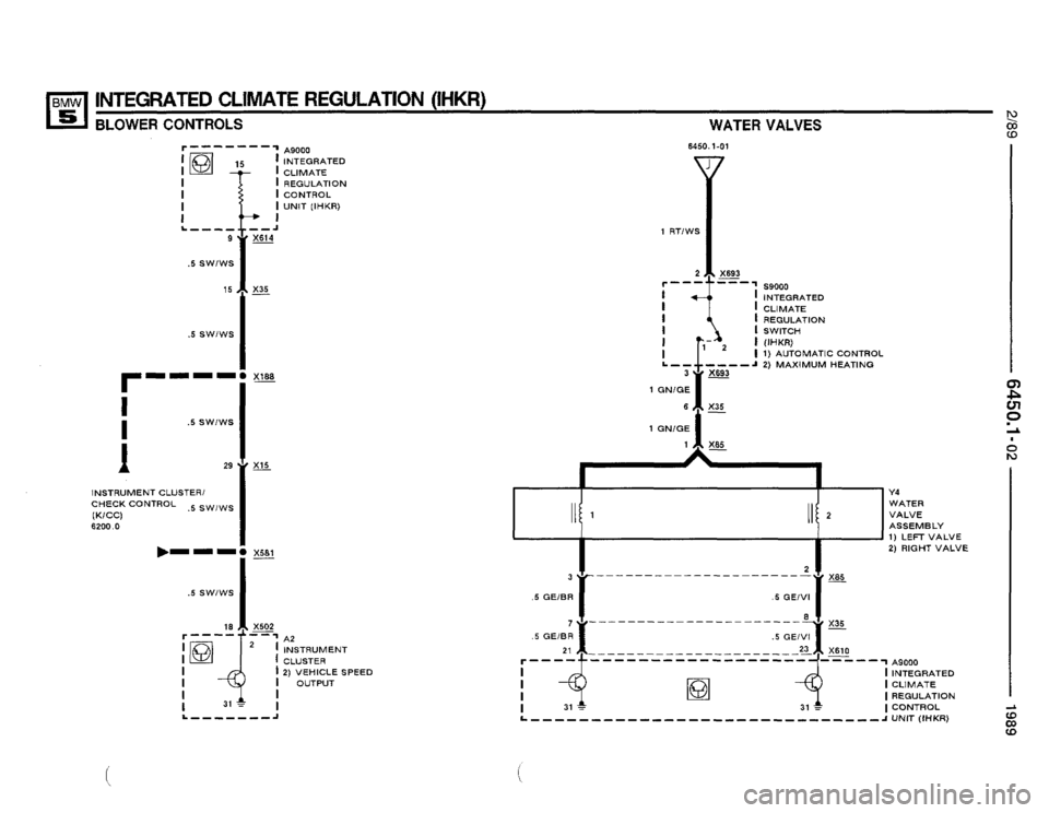 BMW 525i 1989 E34 Electrical Troubleshooting Manual 