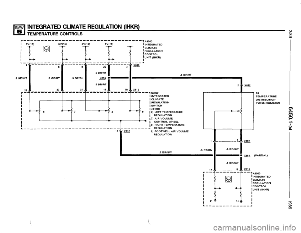 BMW 535i 1989 E34 Electrical Troubleshooting Manual 