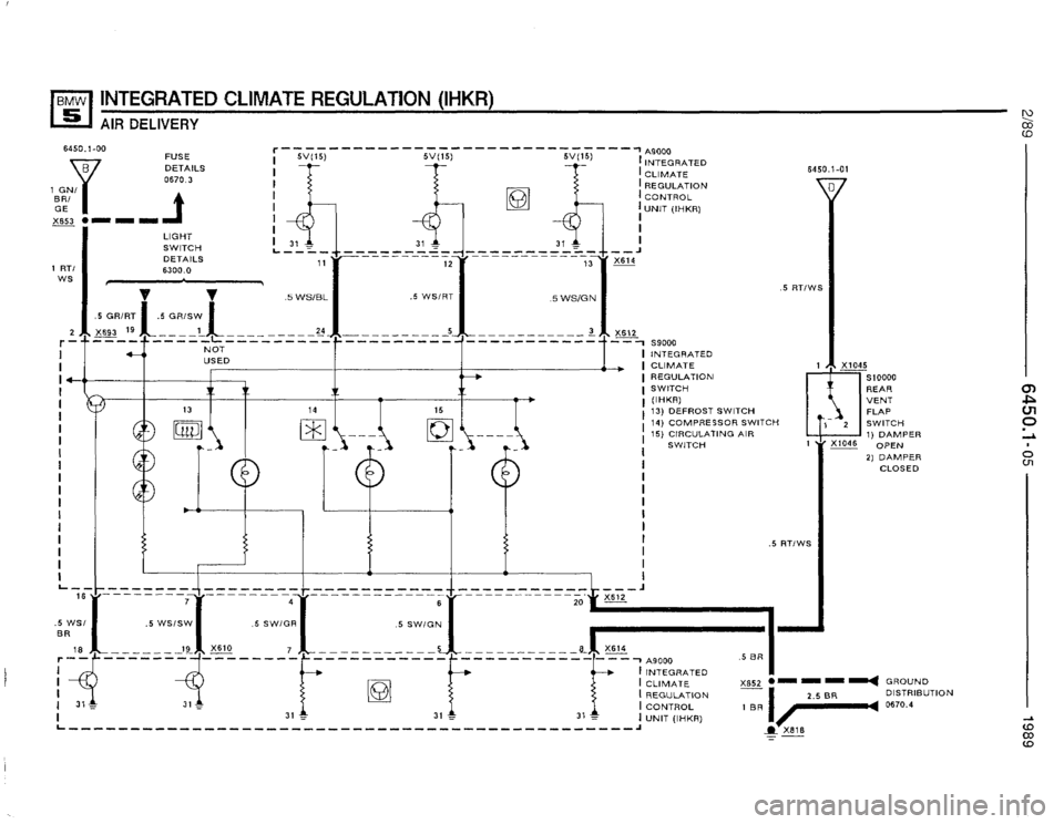 BMW 535i 1989 E34 Electrical Troubleshooting Manual 