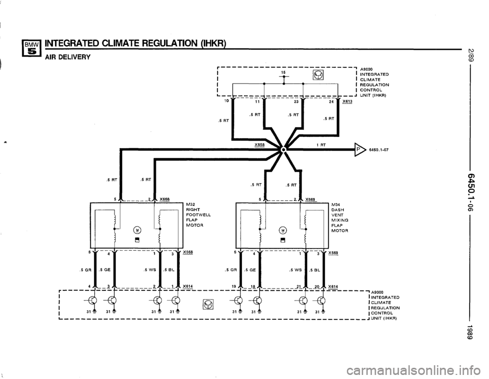 BMW 535i 1989 E34 Electrical Troubleshooting Manual 