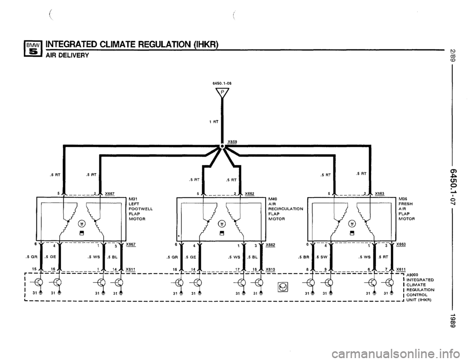 BMW 535i 1989 E34 Electrical Troubleshooting Manual 