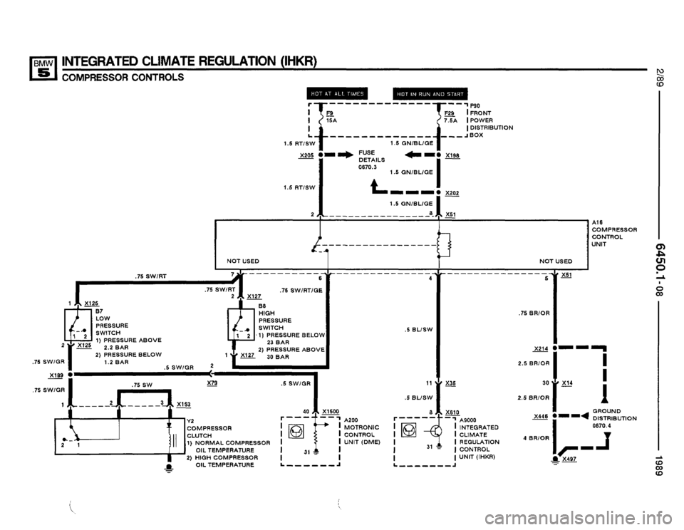 BMW 535i 1989 E34 Electrical Troubleshooting Manual 
