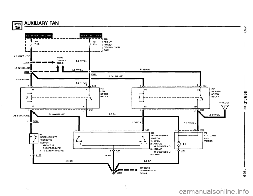 BMW 525i 1989 E34 Electrical Troubleshooting Manual 