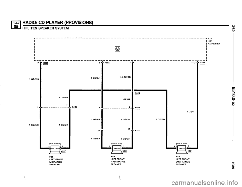 BMW 525i 1989 E34 Electrical Troubleshooting Manual 