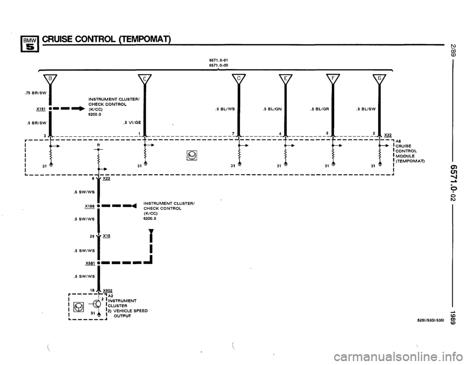 BMW 525i 1989 E34 Electrical Troubleshooting Manual 