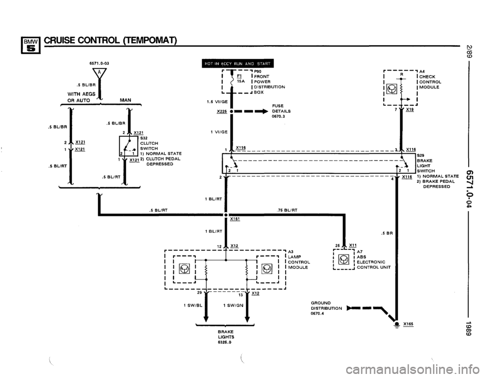 BMW 525i 1989 E34 Electrical Troubleshooting Manual 