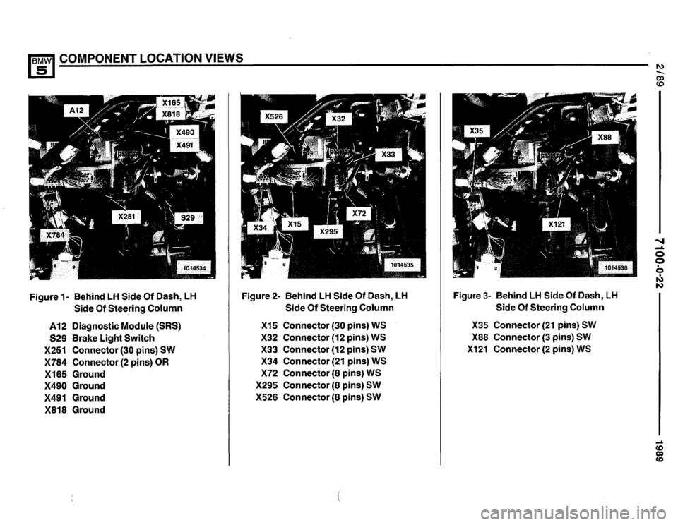 BMW 535i 1989 E34 Electrical Troubleshooting Manual 
