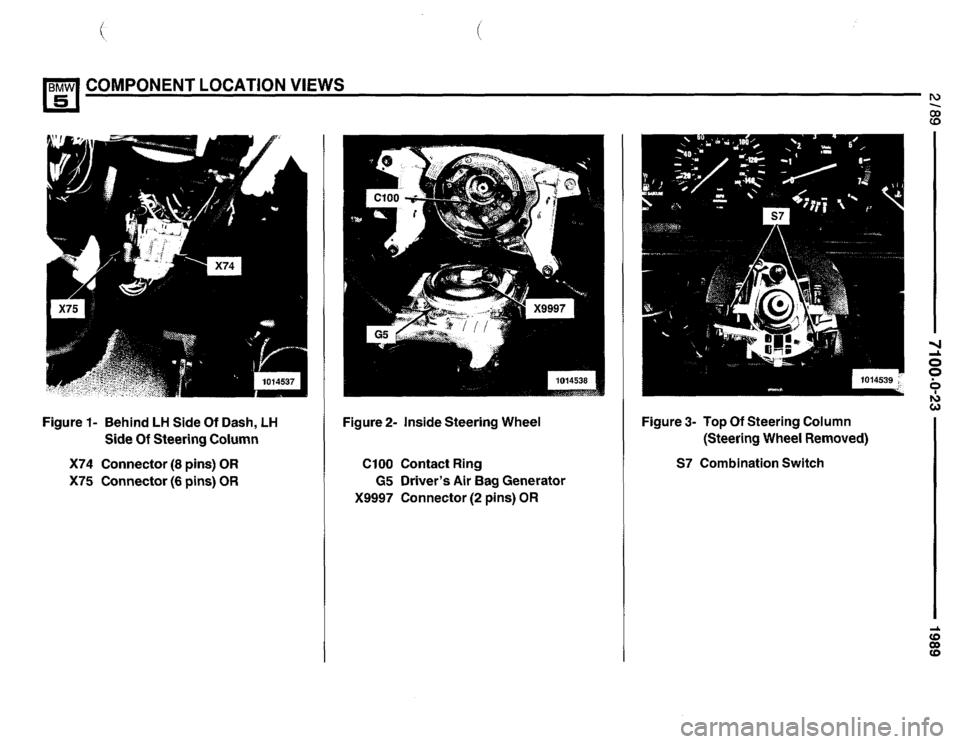 BMW 535i 1989 E34 Electrical Troubleshooting Manual 