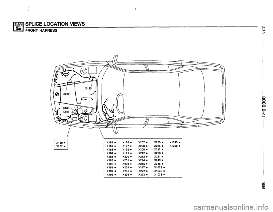 BMW 525i 1989 E34 Electrical Troubleshooting Manual 