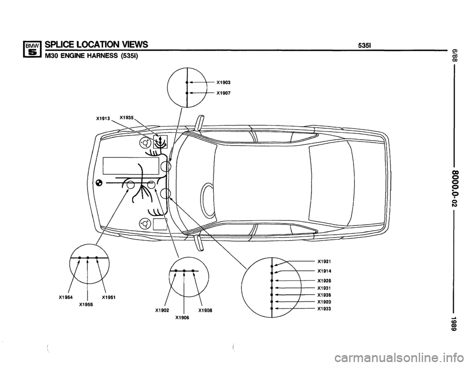 BMW 525i 1989 E34 Electrical Troubleshooting Manual 