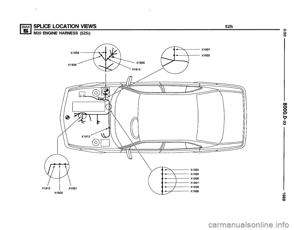 BMW 525i 1989 E34 Electrical Troubleshooting Manual 