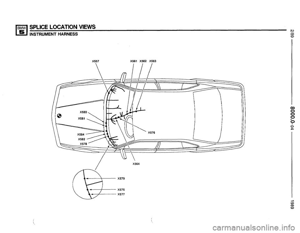 BMW 525i 1989 E34 Electrical Troubleshooting Manual 