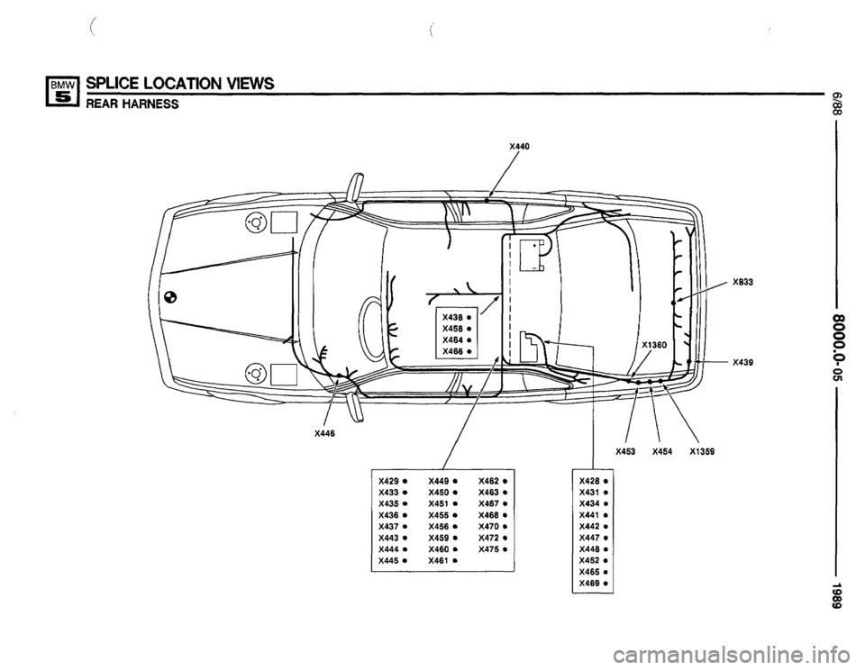 BMW 525i 1989 E34 Electrical Troubleshooting Manual 