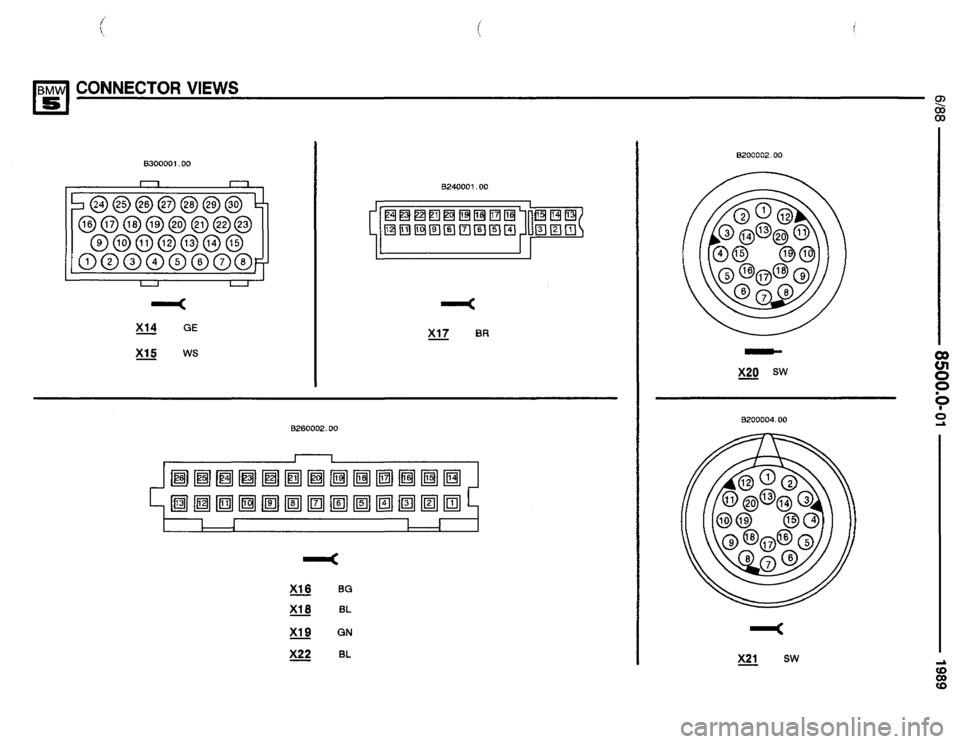 BMW 525i 1989 E34 Electrical Troubleshooting Manual 