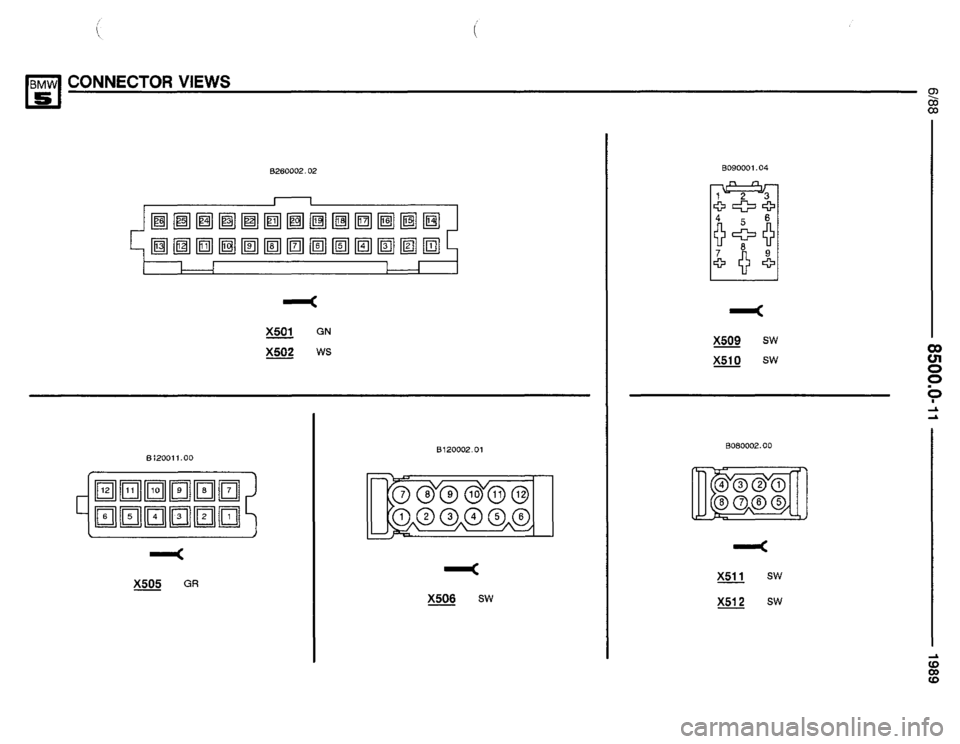 BMW 525i 1989 E34 Electrical Troubleshooting Manual 
