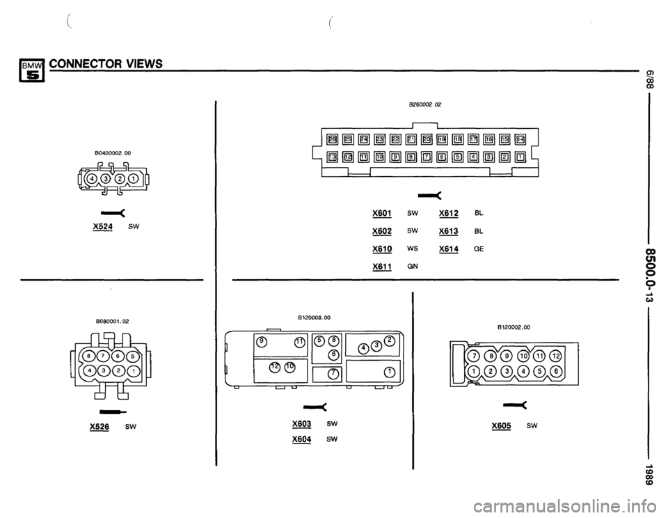 BMW 525i 1989 E34 Electrical Troubleshooting Manual 