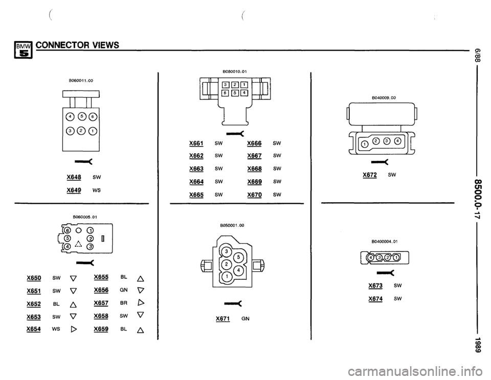 BMW 525i 1989 E34 Electrical Troubleshooting Manual 