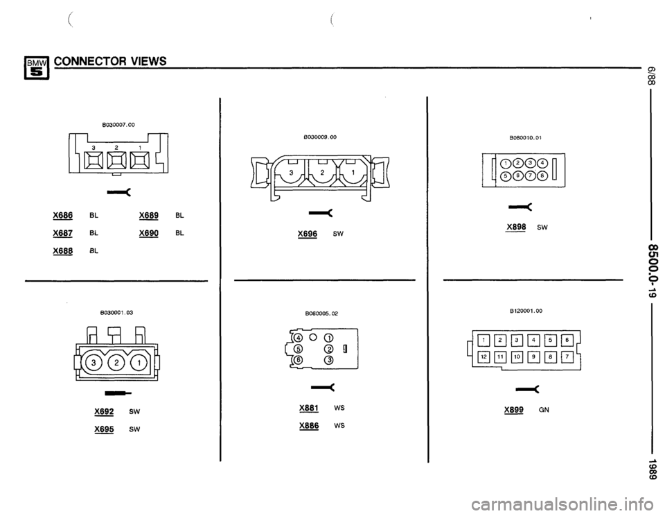 BMW 525i 1989 E34 Electrical Troubleshooting Manual 