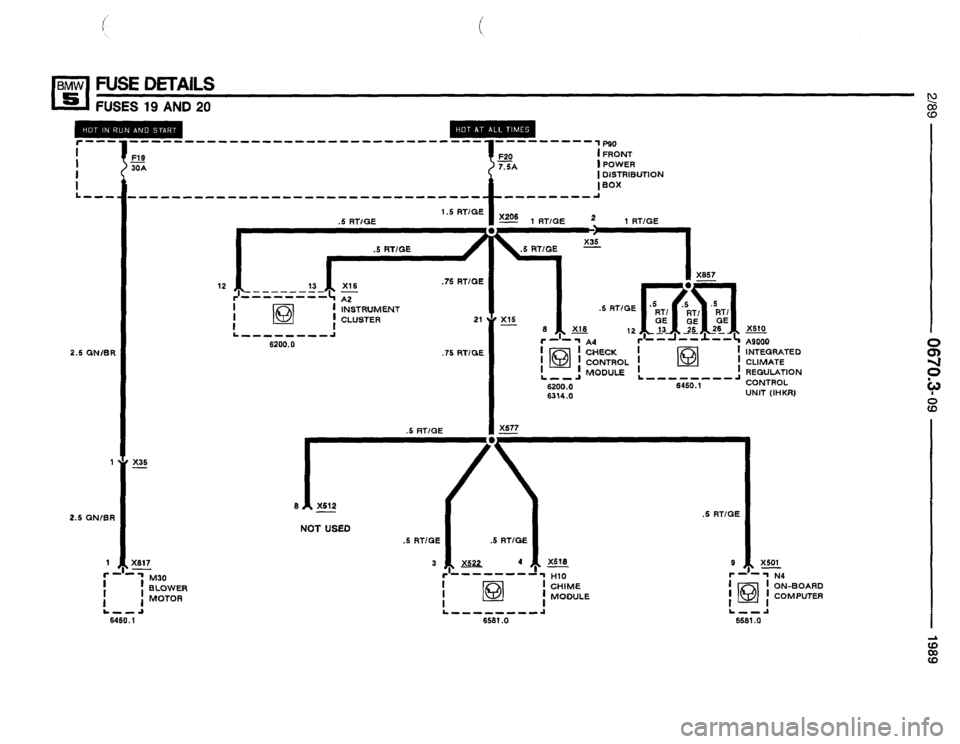 BMW 535i 1989 E34 Electrical Troubleshooting Manual 