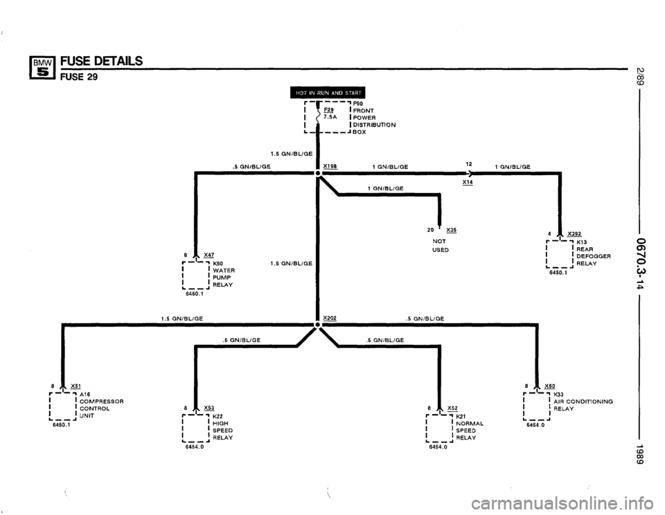 BMW 535i 1989 E34 Electrical Troubleshooting Manual 