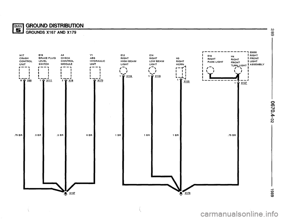 BMW 535i 1989 E34 Electrical Troubleshooting Manual 