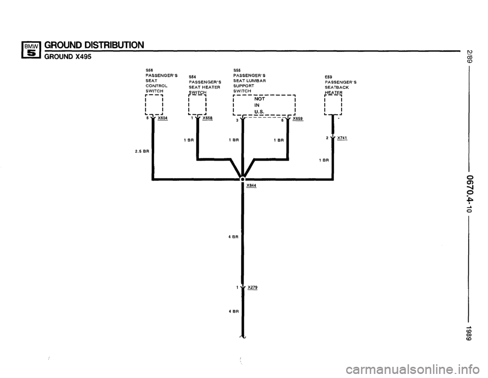 BMW 535i 1989 E34 Electrical Troubleshooting Manual 