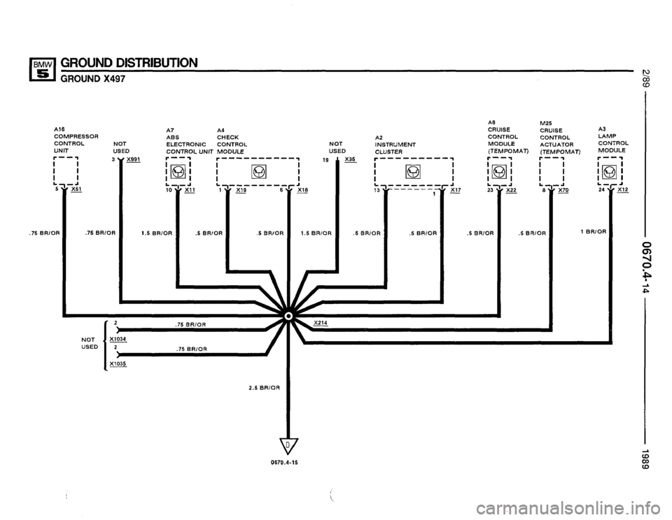 BMW 535i 1989 E34 Electrical Troubleshooting Manual 