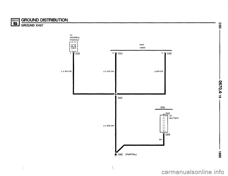 BMW 535i 1989 E34 Electrical Troubleshooting Manual 