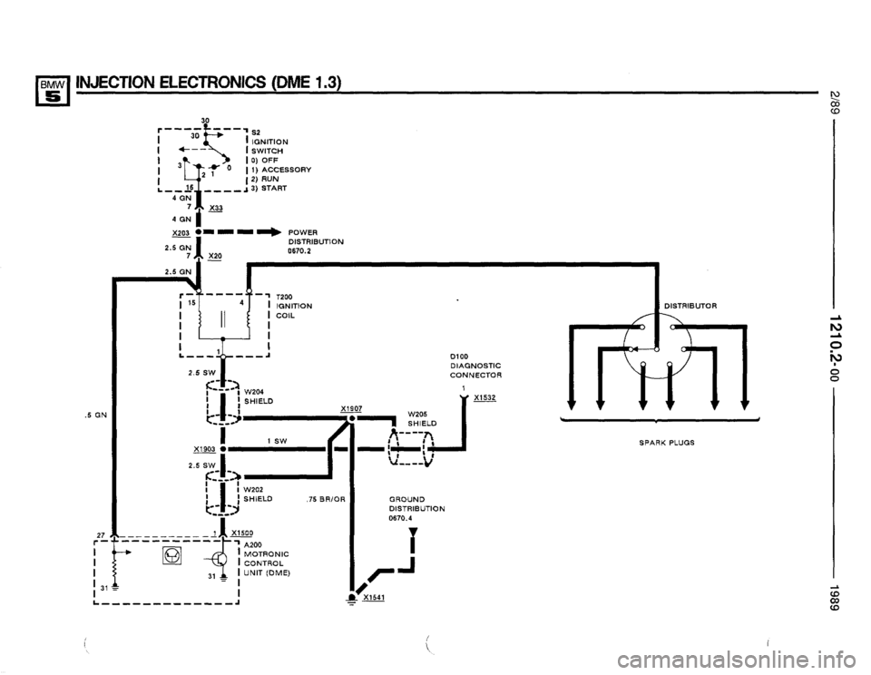 BMW 535i 1989 E34 Electrical Troubleshooting Manual 