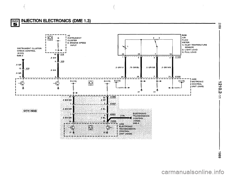 BMW 535i 1989 E34 Electrical Troubleshooting Manual 