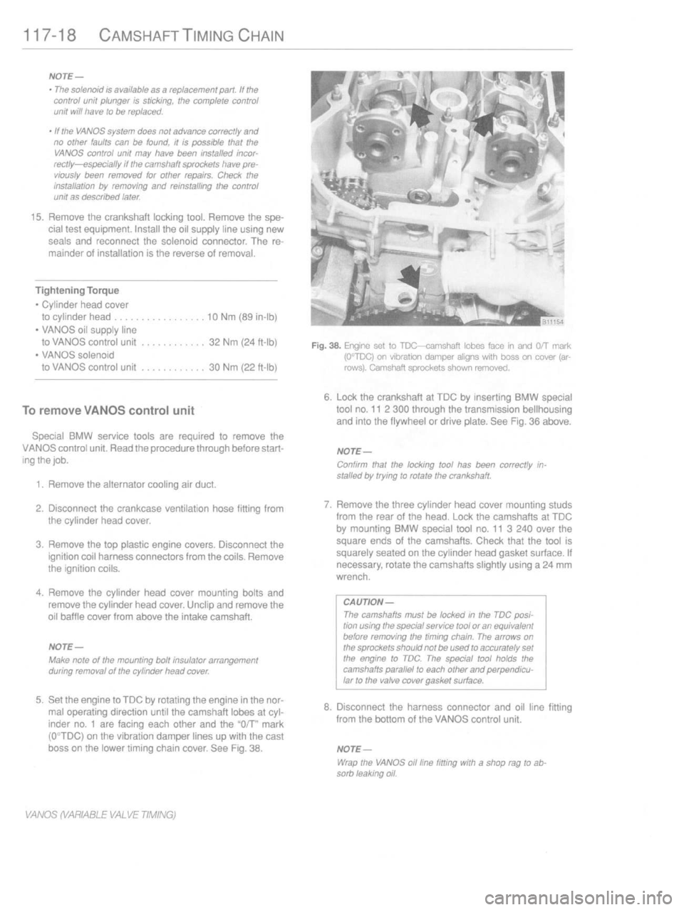 BMW M3 1997 E36 Workshop Manual 