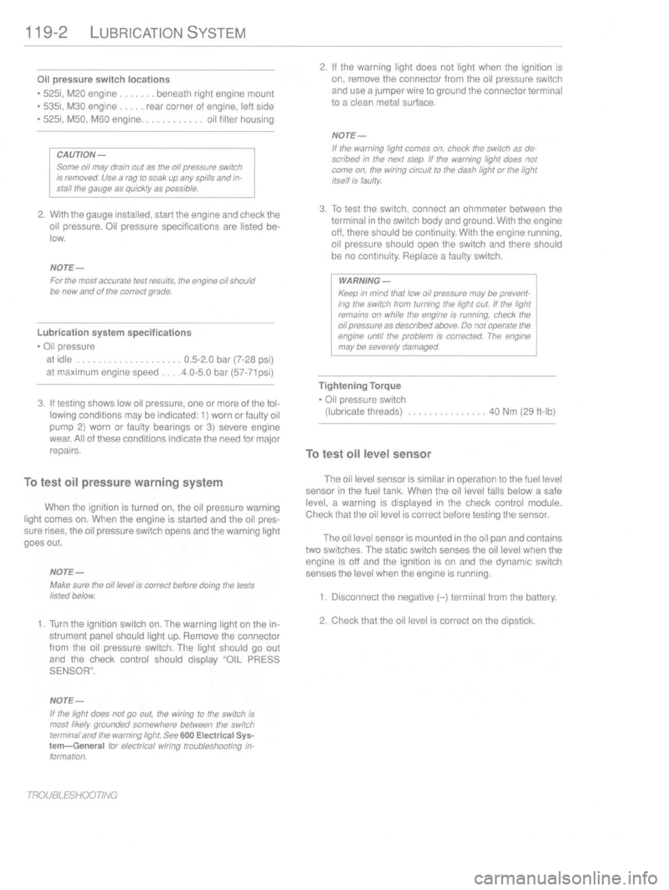 BMW M3 1997 E36 Workshop Manual 