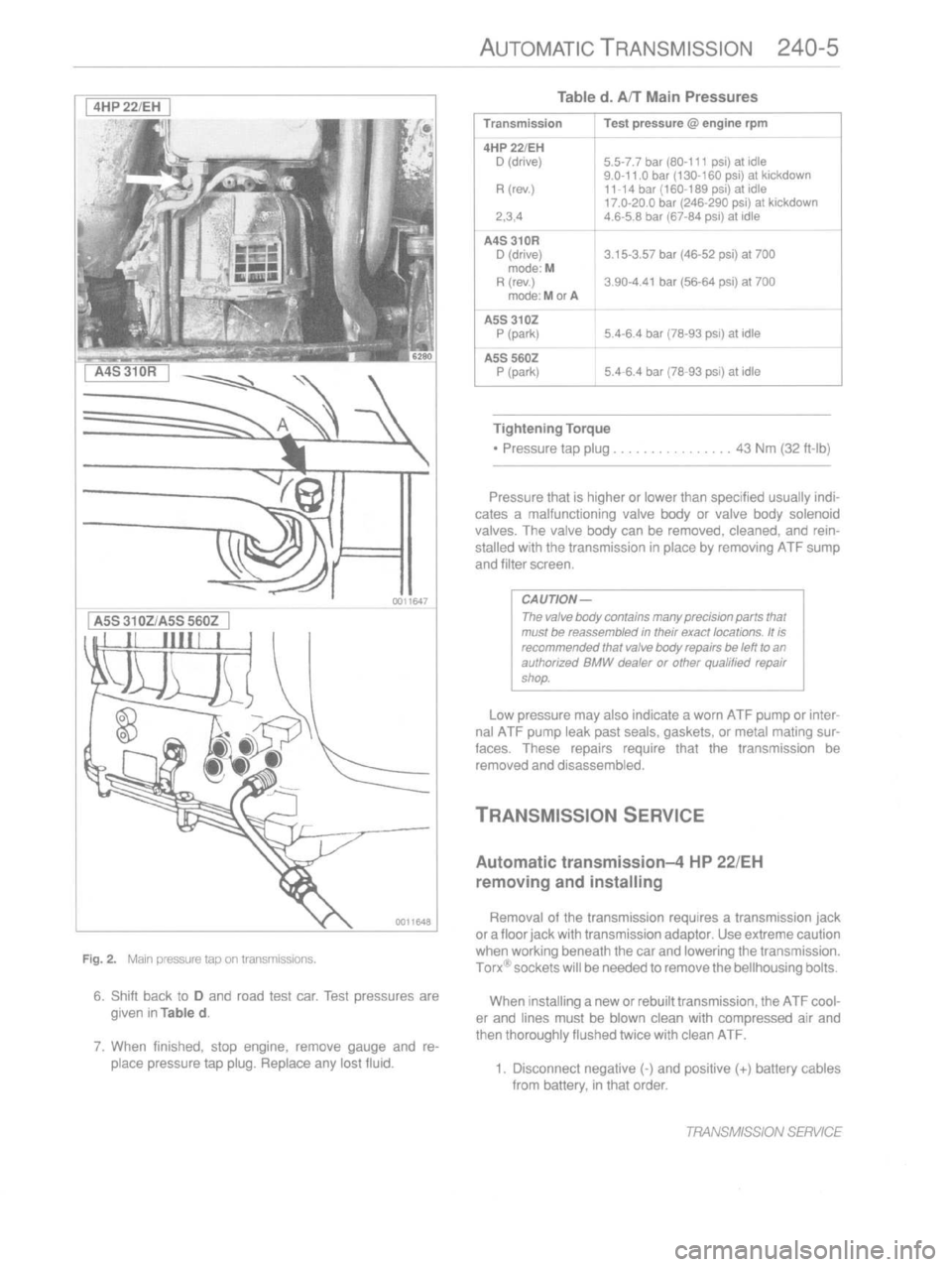 BMW M3 1997 E36 Workshop Manual 